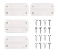 Goktvai 4 Cerniere in Plastica per Igloo Ghiacciaia 50-165 QT, 5,9x3,2cm Cerniere Freezer con 16 Viti Parti di Ricambio Accessori Frigo da Campeggio per Igloo Frigorifero