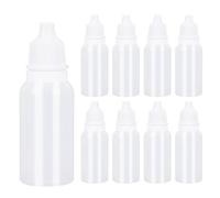 Goktvai 9pz 15ml Piccole Bottiglie Conta-Gocce in Plastica con Mini Imbuto, Bottiglie Conta-Gocce Vuote Spremibili e Portatili per Liquido Oculare con Tappi e Tappini Contenitori Ricaricabili