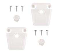 Goktvai Chiusura Ghiacciaia Pali e Viti per Igloo, 2 Chiusure Plastica Set 2 Pali Ghiacciaia Parti Sostituzione & 6 Viti Compatibili con Igloo 50-165 QT