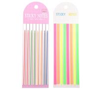 Goktvai Confezione da 8/1280 Pezzi Note per la Ricerca Delle Linee del Mahjong, Strisce Adesive Fluorescenti e Scrivibili Portatili Trova Linee Mahjong per Giocatori e Principianti