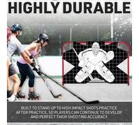 Gol di hockey Waterproof pieghevole Accuratezza Hockey Net per il portiere