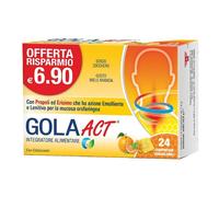 Gola Act Miele Arancia 24 Compresse Orosolubili - risparmia il 10% con