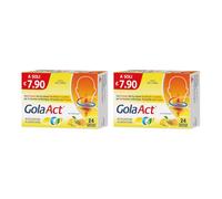 Gola Act Miele e Limone, Integratore alimentare, Bipack da 48 Compresse