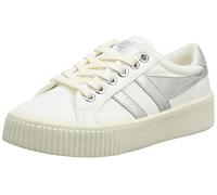 Gola Baseline Mark Cox, Scarpe da Ginnastica Donna, Bianco Sporco Argento, 36 EU