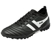 Gola Ceptor Turf QF - Scarpe da Calcio per Bambini, Nero e Bianco, 39 1/3 EU