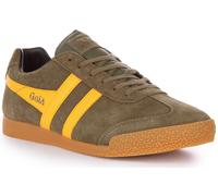Gola Classics Harrier Equipe Suede Retro Lace Up Trainers Verde Donna UK 3 - 14