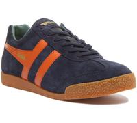Gola Classics Harrier Retro Suede Lace Up Trainers Khaki Giallo Uomo UK 3-13