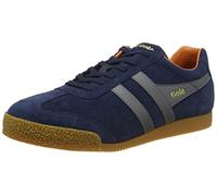Gola Classics Harrier - Scarpe da Ginnastica da Uomo, Navy Ash Moody Orange, 11 UK