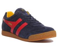 GOLA CLASSICS Harrier Uomo con Lacci Camoscio Ginnastica IN Verde Misura UK 6 -