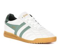 Gola Classics Stadium Quilted Low Top Scarpe Da Donna In Bianco Verde UK 3 - 8