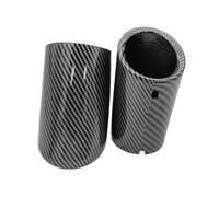 Gola Coda Dell'auto 2 Pezzi/set Punte Per Silenziatore Di Scarico Per E46 E38 E90 E60 E36 F30 F30 X3 E83(Carbon look)