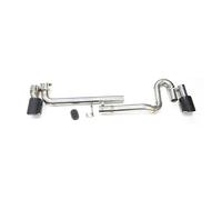 Gola Coda Per VW Per CC Marmitta Collettore Terminale Di Scarico Ugello 2009 2010 2011 2012 2013 2014 2015 2016 2017 2018 Scarico Auto Scarico Auto(Fibra di carbonio)