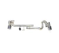 Gola Coda Per VW Per CC Marmitta Collettore Terminale Di Scarico Ugello 2009 2010 2011 2012 2013 2014 2015 2016 2017 2018 Scarico Auto Scarico Auto(D'argento)