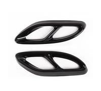 Gola Coda Tubo Scarico Per Benz A B C E Per GLC Per CLS-Class W177 W247 W205 W213 X253 C257 Auto Silenziatore Scarico Posteriore Punta Della Copertura Trim(Black)