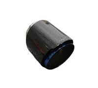 Gola Coda Tubo Scarico Per Tubi Scarico Marmitta Tuning Per Auto 1 Pz Punte Scarico In Carbonio Ugelli Terminali In Acciaio Inossidabile Blu Lucido Tubo Scappamento Coda Gola Scarico (Color : IN 63 O