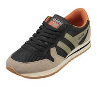 Gola Daytona - Scarpe da ginnastica classiche da uomo, colore nero e cachi, Colore: nero cachi., 40 2/3 EU