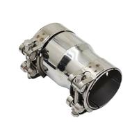 gola della coda dell'auto Auto Adattatore Riduttore Tubo Scarico Acciaio Inossidabile Silenziatore Scarico Motocicletta Tubo Saldato Tubo Universale(I.D 67MM-67MM)