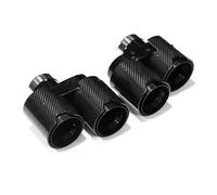 Gola della Coda dell'auto Per BMW Per G20 G21 330i Per 320d 330d Punta Di Scarico Punta Silenziatore Ugello Di Scarico Tubo Di Scarico 2.5 ''Pollici Tubo Di Scappamento Coda Gola(Carbon Fiber Type C)