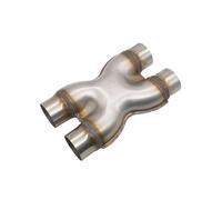 Gola della Coda dell'auto Silenziatore Di Scarico Universale X Tubo Adattatore Per Auto 409 Tubo Di Scarico H 2 "2.25" 2.5 "3" Ingresso 51 57 63 76MM Uscita Coda Gola(51mm 2.0inch)