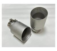 Gola della Coda dell'auto Ugello Di Scarico Silenziatore Aperto In Acciaio Inossidabile Opaco Di Grande Diametro 101 Mm 114 Mm Rivestimento Marmitta Per Auto Coda Gola(60mm-101mm)