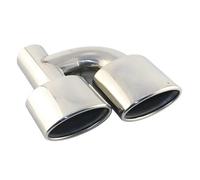 Gola della coda posteriore Silenziatore A Doppia Uscita Della Punta Scarico Dell'automobile Per Mercedes Per Benz W211 W204 C63(L)