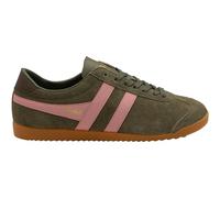 Gola Donna Bullet Suede Scarpe, Khaki-Coral Pink-Dark Brown, 42