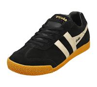 Gola Harrier Mirror Scarpe da Ginnastica Nere Oro Donna Classiche - 39 EU