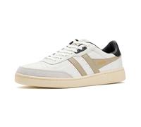 Gola Pelle da uomo a contatto, Bianco/Osso/Nero, 8.5