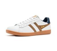 Gola Pelle Equipe II Uomo, Bianco/Tabacco/Navy, 8
