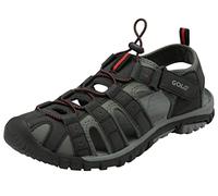 Gola Shingle 4 - Scarpe da Passeggio da Uomo, Nero (Nero, Grigio, Rosso.), 44 EU
