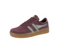 Gola Donna Grandslam Suede Scarpe, Windsor Wine-Green Mist-Gum, 37