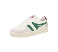 Gola Sneaker Grandslam Trident Donna, Bianco/Smeraldo/Ciliegia, 37 EU