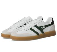 Gola Uomo Viper Leather Sneakers, Bianco Verde Persistente Nero Gomma, 46 EU
