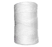 GOLBERG G Spago in polietilene Bianco - Tubo a 1 Velo x 1.000 Piedi - Resiste allo sfilacciamento e allo sfilacciamento - Legatura a Mano