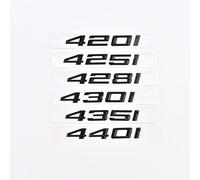 GOLCD 1 Adesivo per Emblema Auto in ABS, Emblema per Auto, Etichetta Posteriore, Numero di cilindrata, per BMW Serie 4