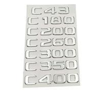 GOLCD 1 pz. Emblema in Metallo, Lettere, Accessori, Distintivo parafango Auto, Adesivo per Bagagliaio.