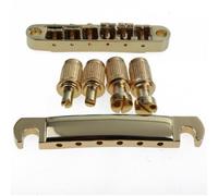 Gold ABR-1 Tune-O-Matic - Cordiera per ponte e arresto con borchie e ruote dentate