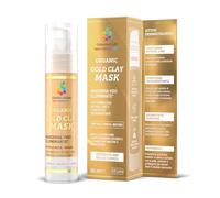 GOLD CLAY ORGANIC MASK Maschera viso ILLUMINANTE per pelle matura-mista, 50 ml Colours Of Life