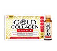 Gold Collagen Forte Plus Integratore Anti-Età Per Pelle E Capelli 10 Flaconcini