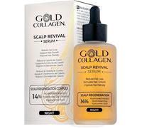 Gold Collagen Siero per capelli Scalp Revival – Acido ialuronico e cheratina, Anti-caduta – 100 ml