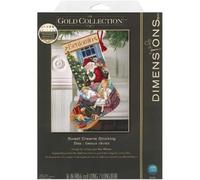 Gold Collection Sweet Dreams Stocking Counted Cross Stitch K-16 Long Ivory