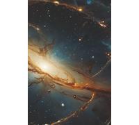 Gold Constellation Notebook: Blank Lined Notebook for All Ages, Gold, Space, Constellation, Universe | 6x9 inches, 110 pages | Gifts for Birthdays, Christmas, Thanksgiving and more