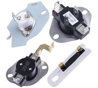 GOLD DEER 3387134 Termostato Ciclismo 3977393 & 3392519 Kit fusibile termico asciugatrice 3977767 Kit termostato ad alto limite, adatto per Whirlpool Kenmore Samsung Maytag lg asciugatrice