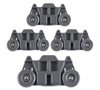 GOLD DEER Confezione da 4 ruote per lavastoviglie W10195416, compatibili con Maytag/Whirlpool/Kenmore/Kitchenaid numero di parte di ricambio W10195416V, MDb4949sdm2, AP5983730, WDT780saem1, PS11722152