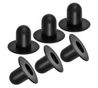 GOLD DEER Tappo per pompa per piscina, 6 pezzi, tappo per foro per pompa per piscina, tappo di ricambio per la maggior parte delle piscine fuori terra, compatibile con piscine Bestway e Intex, nero