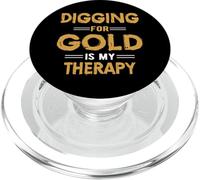 Gold Digging Mining Gold Miner Goldmine Gold Panning PopSockets PopGrip per MagSafe