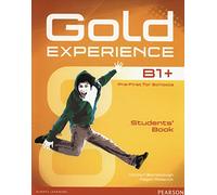 Gold Experience B1+ Students Book + DVD [Lingua inglese]