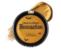 Gold Face Body Paint Creme Metallic Eye Black Full Coverage Foundation Bodypaint Make up for Adulti Bambini Misciable Impermeabile Gold Face Painting for Halloween Special SFX Cosplay Palcoscenico