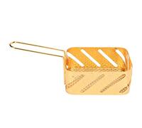 Gold Fry Basket | High Strength Metal Handle | for Home Kitchen
