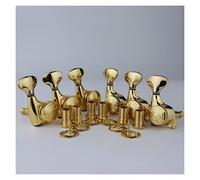 Gold Guitar Locking Tuner 1:20 Locking Tuning Key Pegs Per For ST Per Chitarra Elettrica Stile For For TL Piroli Accordatura per Chitarra (Color : 6R)